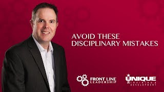 Avoid These Disciplinary Mistakes [upl. by Wyck]