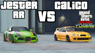 Dinka Jester RR vs Karin Calico GTF  GTA Online [upl. by Suirtimid349]