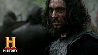 Vikings Athelstan Saves Ragnar in Battle Season 2 Episode 2  History [upl. by Nahshu]