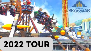 4K NEW Genting SkyWorlds Theme Park walking tour 2022 [upl. by Eiramana148]