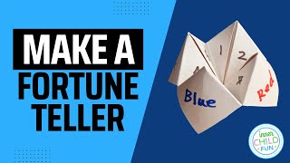 How to Make a Paper Fortune Teller [upl. by Yddur]