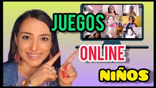 Dinámicas VIRTUALES para NIÑOS juegos por Zoom Meet 2021 [upl. by Yeta613]