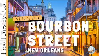 New Orleans Walking Tour  Bourbon Street [upl. by Ligetti]