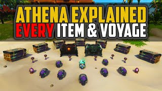 Sea of Thieves Athena Explained EVERY Item amp Voyage [upl. by Hnid]