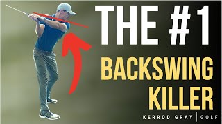 HOW TO TURN YOUR SHOULDERS IN THE BACKSWING [upl. by Nyrac]