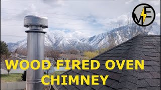 Installing a Wood Fired Pizza Oven Chimney [upl. by Aihsem]