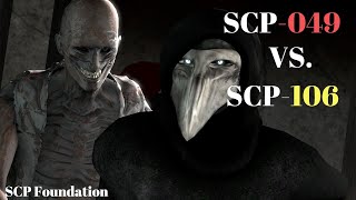 SCP049 VS SCP106 SFM [upl. by Osnofedli]