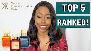 TOP 5 MAISON FRANCIS KURKDJIAN FRAGRANCES  RANKED [upl. by Eimile466]