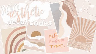 Bloxburg  100 Aesthetic Decal Codes [upl. by Murielle281]