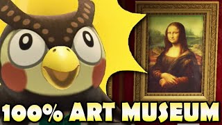 🖼 ALL REAL PAINTINGS amp STATUES In Animal Crossing New Horizons 100 Art Museum Tour [upl. by Karlin]