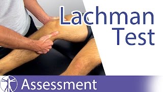 Lachman Test  Cruciate Ligament [upl. by Attolrahc]