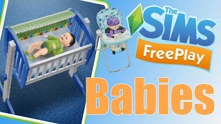 Sims Freeplay  Guide to Babies [upl. by Nwonknu]