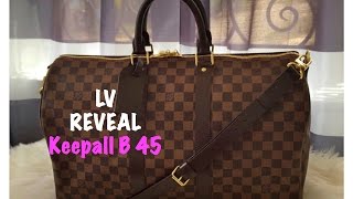 Louis Vuitton UNBOXING Keepall Bandouliere 45 DE [upl. by Saffian]