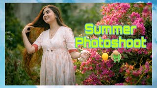 SUMMER PHOTOSHOOT VLOG 🖼️ Noureen Afrose Extra [upl. by Tawsha]