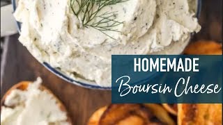 Homemade Boursin Cheese [upl. by Llehsram]