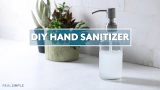 HOW TO MAKE HAND SANITIZER  World Health Organizations amp NATURAL Recipe [upl. by Krystal]