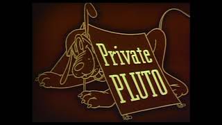 Pluto – Private Pluto 1943 – original RKO titles [upl. by Lanaj]