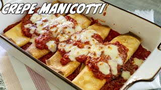 Crepe Manicotti Recipe [upl. by Mcbride]