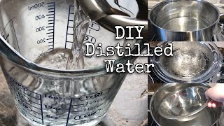 How to make Distilled Water at home [upl. by Cr673]