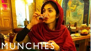 Persian Meatballs Traditional Teahouses and the Perfect Kebab MUNCHIES Guide to Tehran Part 23 [upl. by Nayk]