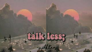 ❞talk less subliminal❞ extremely powerful [upl. by Anairb956]