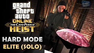 GTA Online The Cayo Perico Heist Finale in Hard Mode  Elite Challenge Solo [upl. by Terris]