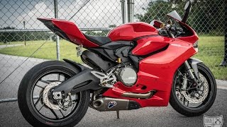 Ducati 899 Panigale Termignoni Exhaust System  Sound Test [upl. by Krebs417]