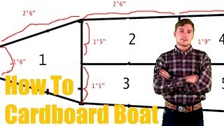 How to Make a Cardboard boat  That Wins [upl. by Joelly]