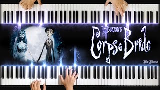 The Piano Duet from Tim Burtons Corpse Bride by Danny Elfman  Piano Synthesia  Original Version [upl. by Eirahs901]