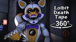 360° Lolbit Murder Tape  Five Nights at Freddys Sister Location SFM VR Compatible [upl. by Nilrem309]