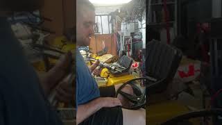 Cub cadet steering wheel removal [upl. by Oigile638]