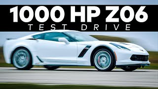 HPE1000 Z06 Corvette by Hennessey  TEST DRIVE [upl. by Hafital]