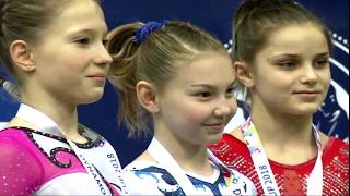 Gerasimova Elena BB Junior 14625  Voronin Cup 2018Бревно 13122018 [upl. by Ydnarb]