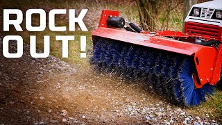 How To Remove Driveway Gravel From Grass [upl. by Ecinahc]