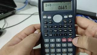 Configurações básicas da calculadora CASIO fx82MS [upl. by Cook52]