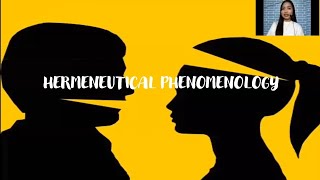 HERMENEUTICAL PHENOMENOLOGY [upl. by Elora]