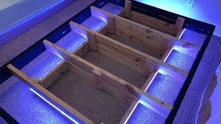 Queen Size DIY Floating Bed Frame [upl. by Sonitnatsnok]