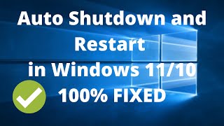 How To Fix Auto ShutdownRestart Problem On Windows 1110 In 2024 [upl. by Starobin118]