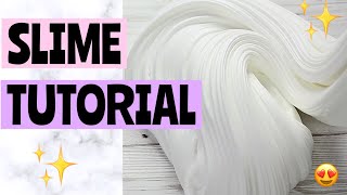 HOW TO MAKE SLIME Simple amp Easy Slime Recipe  2 Minute Easy Slime Tutorial Glue and Borax Slime [upl. by Adnirolc]