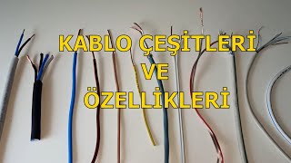 ELEKTRİK KABLO ÇEŞİTLERİ VE ÖZELLİKLERİ [upl. by Scheld]