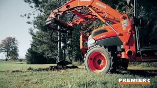 Best Tractor Earth Auger System Primier Attachments [upl. by Meridith461]