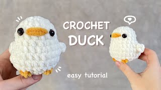 Beginner tutorial How to Crochet amigurumi DUCK [upl. by Sivle]