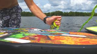 Ronix Wakesurf FinS Install [upl. by Ardyce]