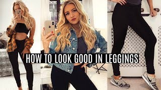 HOW TO LOOK GOOD IN LEGGINGS  YOGA PANTS [upl. by Onitnatsnoc]