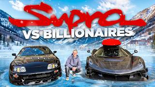 1000HP Supra terrorizing Billionaires Hypercarmeet in Switzerland [upl. by Chenay]