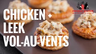 Chicken and Leek Vol au vents  Everyday Gourmet S8 E38 [upl. by Anitac]