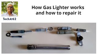 How piezo crystal Gas Lighter works  How to repair Gas Lighter Gas Lighter kaise kam karta he [upl. by Cuthburt]