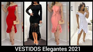 VESTIDOS ELEGANTES 2022DRESSES ELEGANTS2021DRESSES FASHIONDRESSES VESTIDOSELEGANTES [upl. by Eniruam]