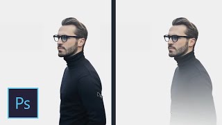 How To Make Fading Gradient Transparent Effect  Photoshop Tutorial [upl. by Conlee]