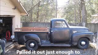 1949 Chevy 3100 restoration Part 1 [upl. by Tergram]